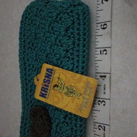 Krishna crocheted wristlet. - Picture 7 of 8